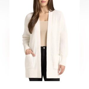 Max & Mia Womens Open Front Ribbed Cotton Cardigan Gift Packed NEW with Tag